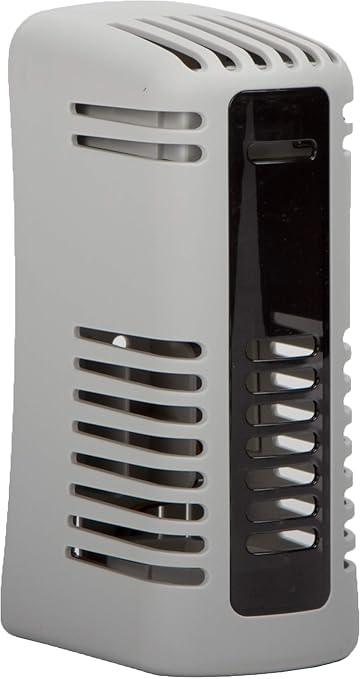 San Jamar WF107801204 Arriba Commercial Twist Fan Air Freshener Dispenser 6.95 X 3 X 3.47 Grey
