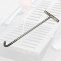 Drain Grate Lifter Portable T Style Cover Tool for Drain Covers Moving Lifting and Pulling Tool Stainless Steel 38cm Size