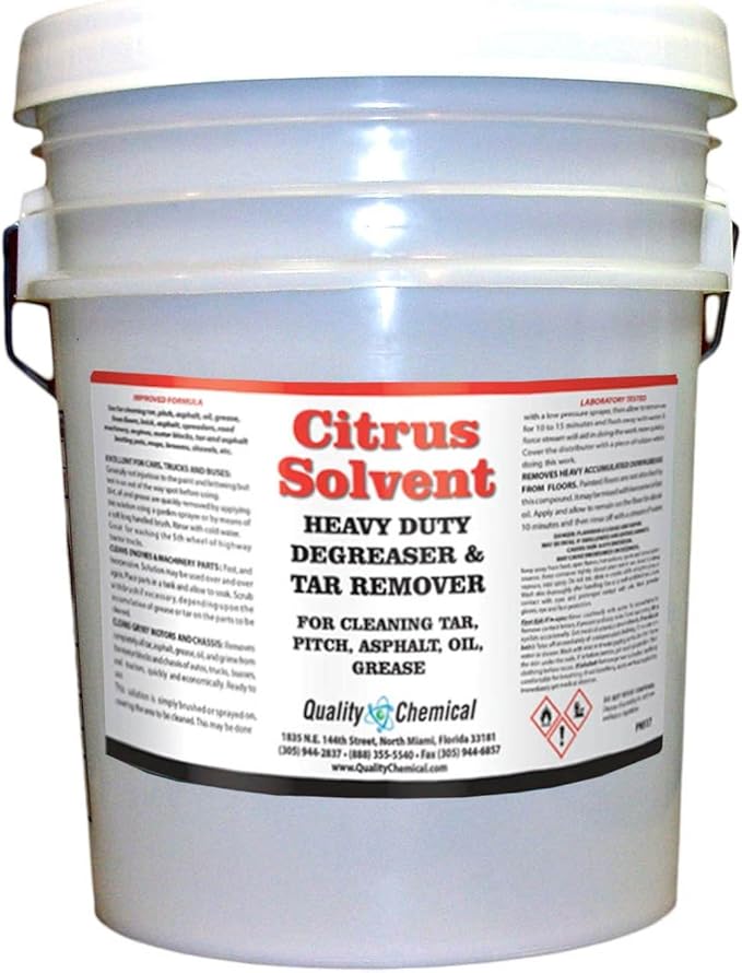 Quality Chemical Citrus Solvent Degreaser &amp Tar Remover-5 gallon pail