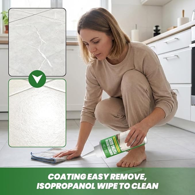 Multi-Surface Nano Crystal Coating: Granite Countertop Cleaner with Protection for Stone Surfaces - Restores Shine &amp Polishes Granite Marble Quartz Tiles and More (3 pcs)