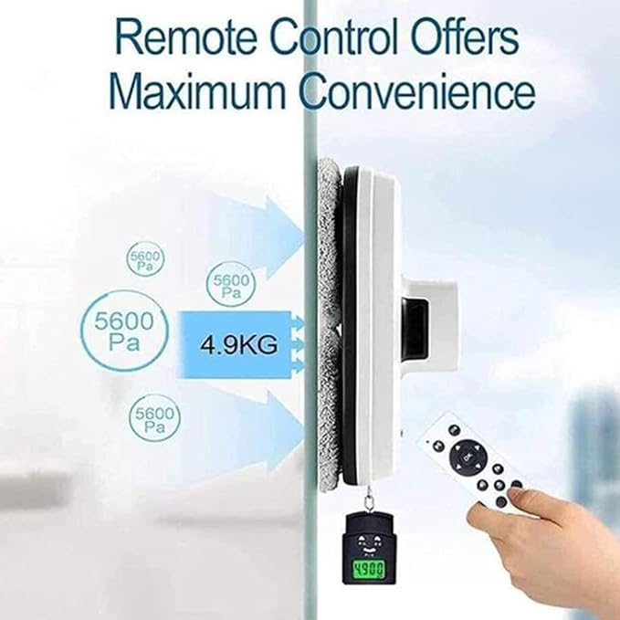 Intelligent Window Cleaning RobotGlass Cleaning Automatic Smart Robot with Remote Controlfor High Windows Outdoor Indoor BalconyElectric Window Cleaning Machine