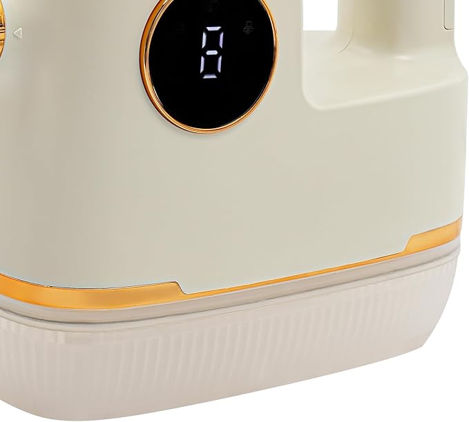 Steam Cleaner Handheld Multi-Surface Steam Cleaner with Multiple Accessories Steamer for Cleaning Floor Upholstery Grout and Car (Beige)
