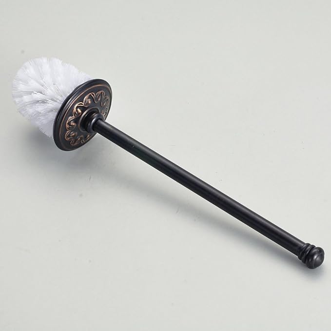 Leyden Bronze Toilet Brush HolderOil Rubbed Bronze Toilet Brush Plunge Retro Toilet Bowl Brush Bathroom Accessories Wall Mounted