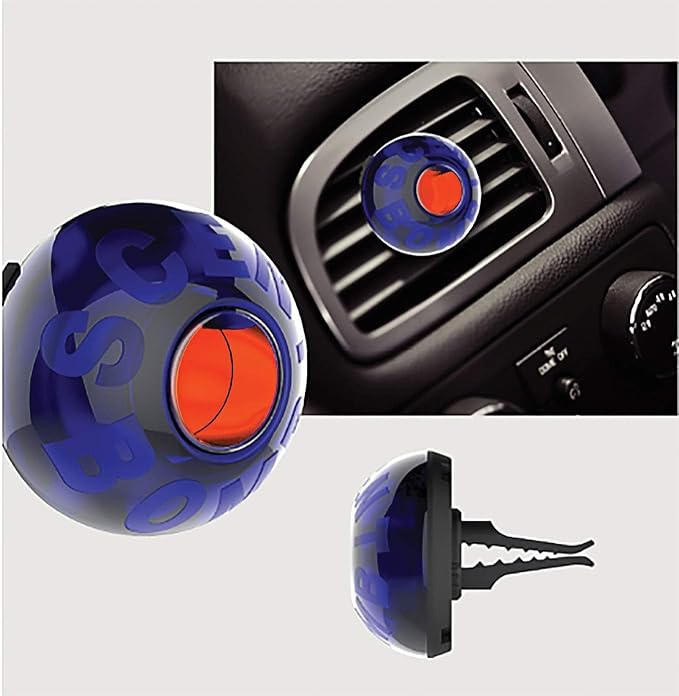Scent Bomb Air Freshener Bundle - 1 oz &amp 8 oz Bottle Sprays Vent Clip Organic Cans Hanging Circle - Continuous Freshness &amp Long-Lasting Odor Eliminator for Car Home Bathroom - Mango Tropi