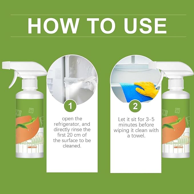 10.5 oz/300 ml Electrolyzed Ion Kitchen Cleaner Spray Multi-Purpose Kitchen Grime Remover 2026 New Kitchen Appliance Cleaner Convenient Handheld Cleaner Grease Clean for Oven Stove Range Hood (3)