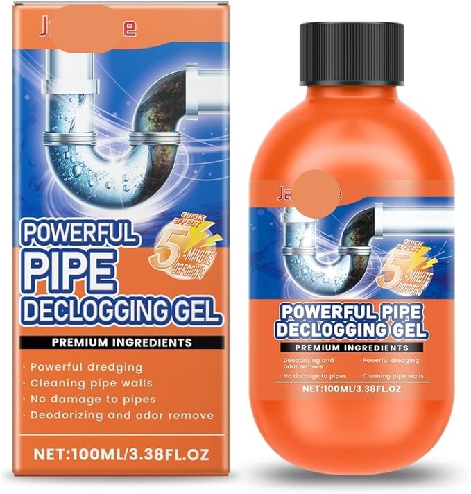 Quick-Fix Drain Cleaner - Powerful Formula for Kitchen Sink and Toilet Blockages(2PCS)