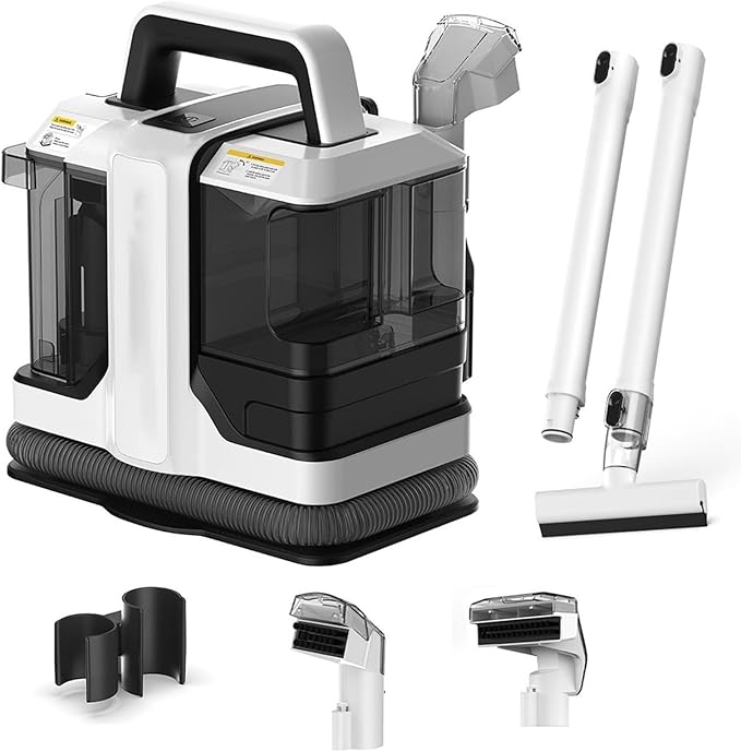 Carpet Stain Cleaner Handheld Sofa Stain Cleaner Wet Cleaning Machine Vacuum Portable Compact Cleaning MachineCleaning Tool for Pets Home Carpets Sofas car Seats