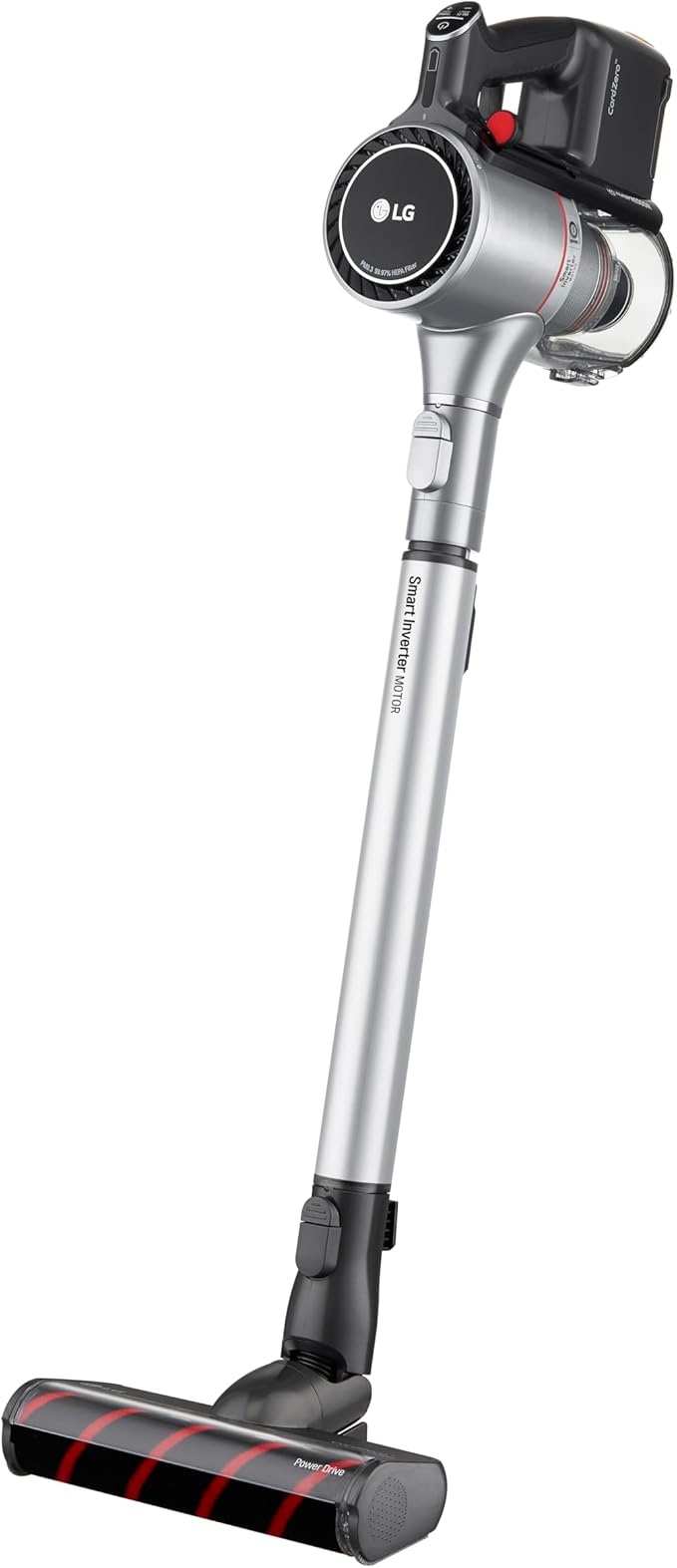 LG CordZero Cordless Stick Vacuum 2 Batteries 120 Min Run Time Powerful Cleaning for Carpet Hard Floors &amp Pet Hair Lightweight High-Capacity Dust Bin 10-Year Motor Warranty A926KSM (Renewe