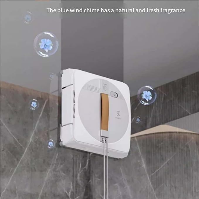 230ML Window Cleaning Liquid Blue Chimes Scented Compatible With ECOVACS W1S / W1 PRO / W2 PRO Window Cleaner Cleaning Accessories(4pc)