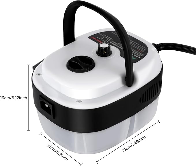 High-Temperature Steam Cleaner 110v 2500 W Portable Steam Cleaner Handheld Steams Cleaners High Pressure Steamer with Water Tank for Stove Cleaning Pot Cleaning Kitchen Range Hood Cleaning