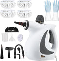 Handheld Steam Cleaner Portable Cordless Pressure Washer Pressurized Handheld Multi-Surface Natural Lightweight for Tile Sink Stove Windows Upholstery Car Home