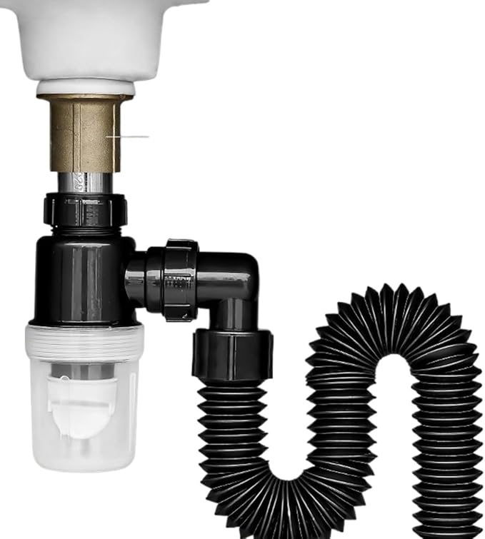 Drain Clog Remover Manguera De Drenaje para Fregadero De Cocina Tubería Flexible Estirable Desodorante Accesorios De Tubería De Alcantarillado 1 Piezas Drain Cleaner (Color : White)