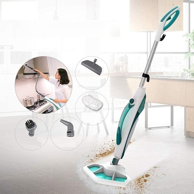 Multi-Functional Digital Control Upright &amp Hand-held Floor Steam Cleaner Works Floors &amp Carpets Using Only The Power of Steam Steam Cleaner