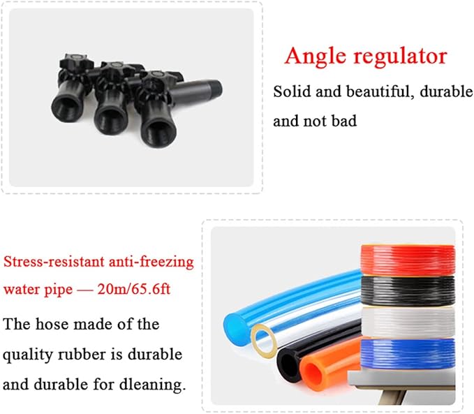 Window Washing Kit with Extension Pole Aluminum Alloy Water Spray Cleaning Brush Solar Photovoltaic Panel Cleaner Car Trucks Glass Cleaning Tool7.2m/24ft