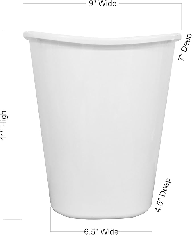 Personalized Dinosaurs Waste Basket - Double Sided (Black)