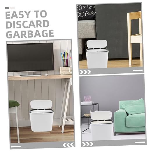 Cabilock Multi-Function Trash Bucket Sturdy Waste Basket Trash Can Kitchen Garbage Can Household