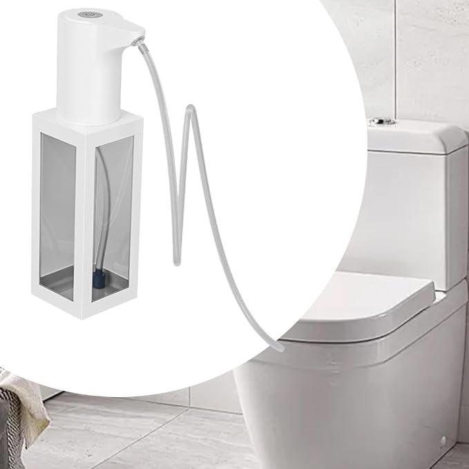 Toilet Bowl Cleaning System Foam Soap Dispenser Portable Easy to Use Stain Remove Toilet Cleaner Machine for RV Apartment