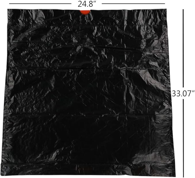 Black 13 Gallon Tall Kitchen Trash Bag with Drawstring 210 count