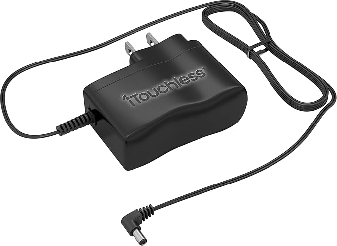 iTouchless AC Power Adapter for Automatic Sensor Trash Can Official and Certified Fits all iTouchless Sensor Garbage Bin for Battery-Free Operation