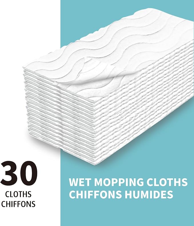 Upgraded Wet Mop Refills for Swiffer Sweeper Wet Pads 60 Count