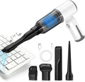 Cordless Handheld Vacuum for Car and Home - 6500Pa Powerful Suction 3-in-1 Vacuum &amp Blower for Keyboard Cleaning Computer Duster