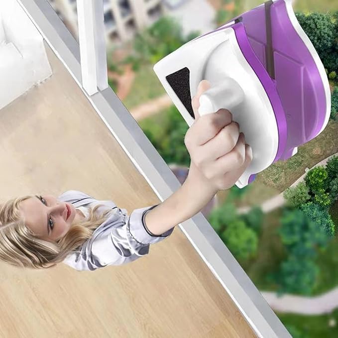 Window Cleaner Magnetic Double Side Magnetic Window Cleaner Glass Brush Home Wiper Cleaning Tools for Double Glazed Window