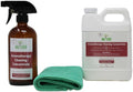 Naeterra Aromatherapy Cleaning Starter Kit - 32oz Plant-Based Concentrate 16oz Amber Bottle Funnel &amp Cloth - Legendary Apothecary Botanical Blend - No Synthetics - 64 Refills