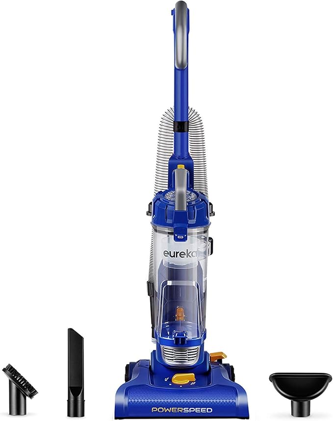 eureka NEU182A PowerSpeed Bagless Upright Vacuum Cleaner Lite Blue