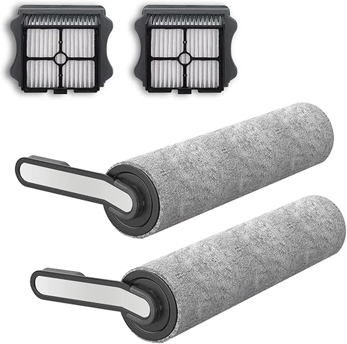 Roller Brush and Vacuum Cleaner Filter Compatible with Tineco Floor One S5 Cordless Wet and Dry Vacuum Cleaner