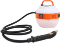 Sorandy Electric Steam Cleaning Machine with 6 Level Adjustable Buttons Handheld Steam Cleaner 1L Glass 2m Long Spray Tube for Car Detailing (US Plug 110V 2.8W)