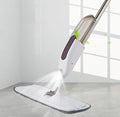 Spray Mop for Floor Cleaning with 2 Washable Microfiber Pads &amp Cleaning Brush 360° Rotating Refillable Dust Mop for Hardwood Tile Laminate &amp Kitchen Floors.