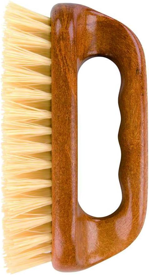 Elliott Wood Effect Scrubbing Brush Strong and Durable Scrub Brush with Easy Grip Handle and Synthetic Fibres Perfect for Indoor and Outdoor Cleaning on Hard and Soft Surfaces
