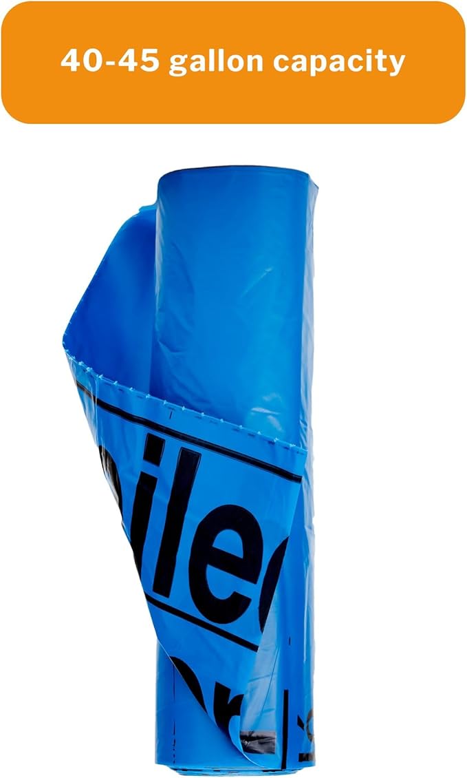 McKesson Soiled Linen and Laundry Handling Bags - Star-Sealed Bottom 1.2 mil - Blue 40 gal - 45 gal Capacity 40 in x 46 in 100 Count