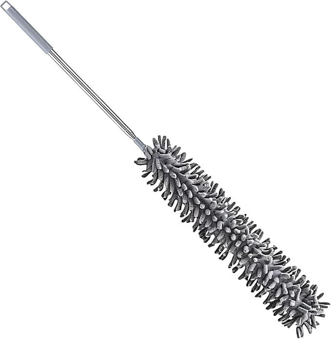 Retractable Duster Extendable &amp Flexible Cleaning Tool 46x10x9cm Microfiber Mop Household Dust Collector Lightweight and Easy to Maneuver with A Comfortable Grip Handle for Home