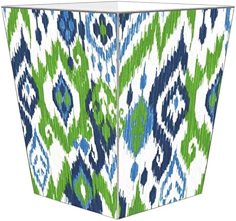 Marye-Kelley WB8408 - Seaside Ikat Wastepaper Basket