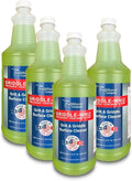 Griddle-Whiz Grill &amp Griddle Cleaner (4-Pack) | Removes Grease Food Residue Burnt On Organics | High Heat Flat Top Grill Cleaner Food Contact Surface | Non-Caustic Formula by FryOilSaver (32oz)