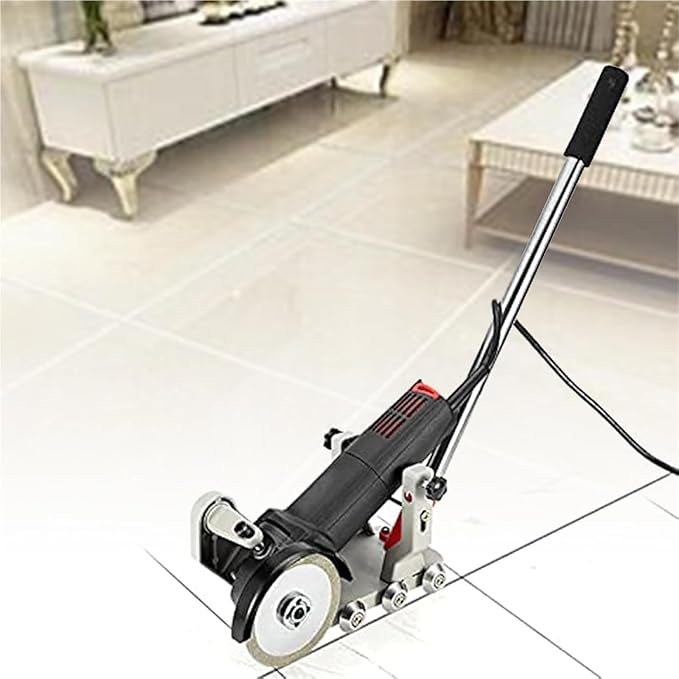 Caulking Tool Kit Tile Gap Cleaner Machine Electric Cutting Seam Cleaning Machine with 4 1.2 Thick Saw Blade Adhesive Residue Scraper Seam Repair Kit for Kitchen Bathroom.