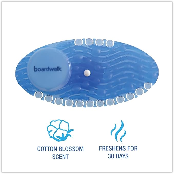 Boardwalk CURVECBL Curve Air Freshener Cotton Blossom Blue 10/Box