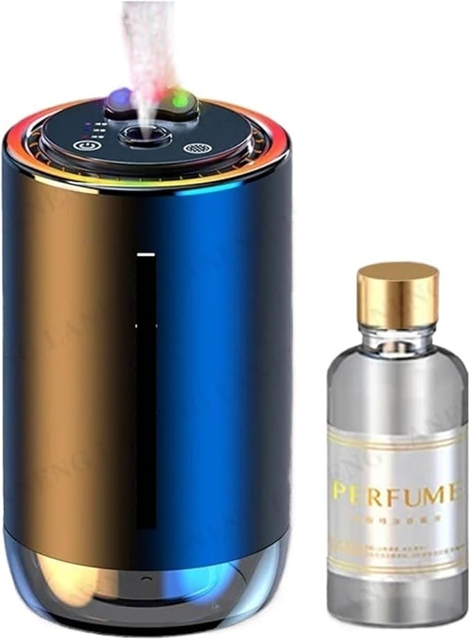 3-Color Starry Sky Car Aromatherapy Diffuser - Automatic Air Freshener &amp Perfume Sprayer for Baby and Family(50ML X09 Cologne)