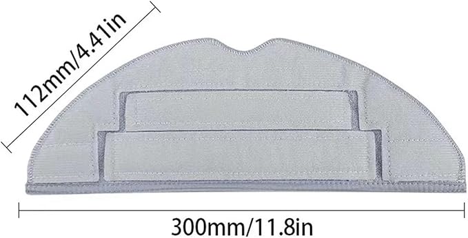 Compatible for Roborock S8 S8 Plus S8+ S8 Pro Ultra G20 Double Vibration Mop Pad Vacuum Cleaner Robot Mop Rags Parts Mop Cloths AccessoriesRobo(10pcs)