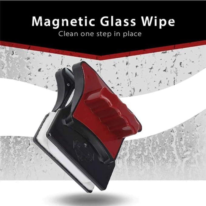Glass Wiper Magnetic Window Glass Cleaner Tools Household Glider Washing Glass Cleaning Brush for High-Rise Glazed Windows 18-30mm
