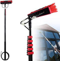 Water Fed Telescopic BrushHigh-Altitude Cleaning BrushCleaning Photovoltaic and Solar PanelsWashing Set Equipment Extension Pole Cleaning for Trucks Windows5.4m