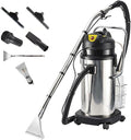Carpet Water Extractor3-in-1 Upholstery Cleaner30L 7.9GalStainless SteelWet Dry Vacuumfor Sofa Curtain Carpet Home Commercial Light Cleaning 20L