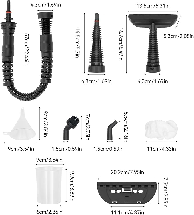 Handheld Steam Cleaner for Home Use – Pressurized Multi-Surface Steamer for Floors Couches Tiles &amp Grout | Portable Deep Cleaner for Kitchen Bathroom &amp Car Detailing