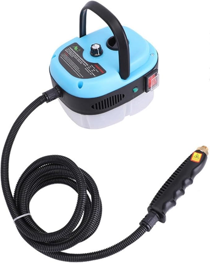 Portable Handheld Steam Cleaner 6-Level Adjustable Handle 10s Heat-Up Large Quarts Tank High Pressure Steam Machine for Dirt Grease Grout Tile Floor Car(Style4)