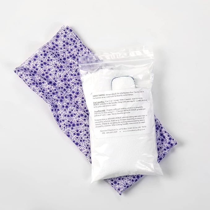Grandmas Soakie-Dokie Fabric Soak- Revitalizes Yellowing Fabric- Cleans Antique and Delicate Linens Safely!