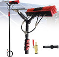Telescopic Window Cleaner Window Cleaning Pole with Rubber Scraper Water Fed Telescopic Brush for Window Glass Wall Photovoltaic Panel Cleaning Trucks Windows6M/20FT