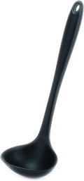 Pearl Metal Touch Silicone Ladle Large Black G-5081