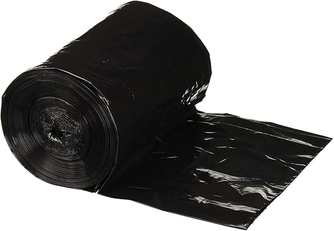 55-60 Gallon Black Trash Bag 1.5 Mil Thick 100 Bags Large Can Liners for Commercial Kitchen Office Multi-Use Garbage Bags