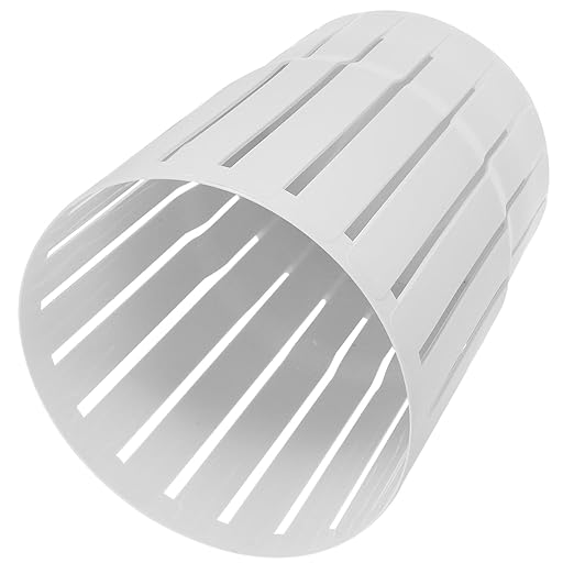 Small White Open-Top Trash Can Thickened Hollow Wastebasket Plastic Garbage Bin for Office Bedroom Home Multi-Function Waste Container